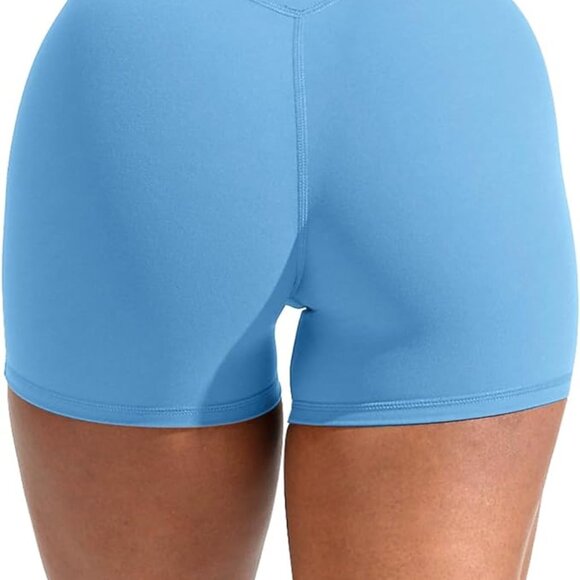 XL Unthewe‎ Women's Workout Gym Biker Shorts High Waisted Athletic Booty Yoga - Picture 3 of 9